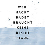 Servietten "Bikinifigur"