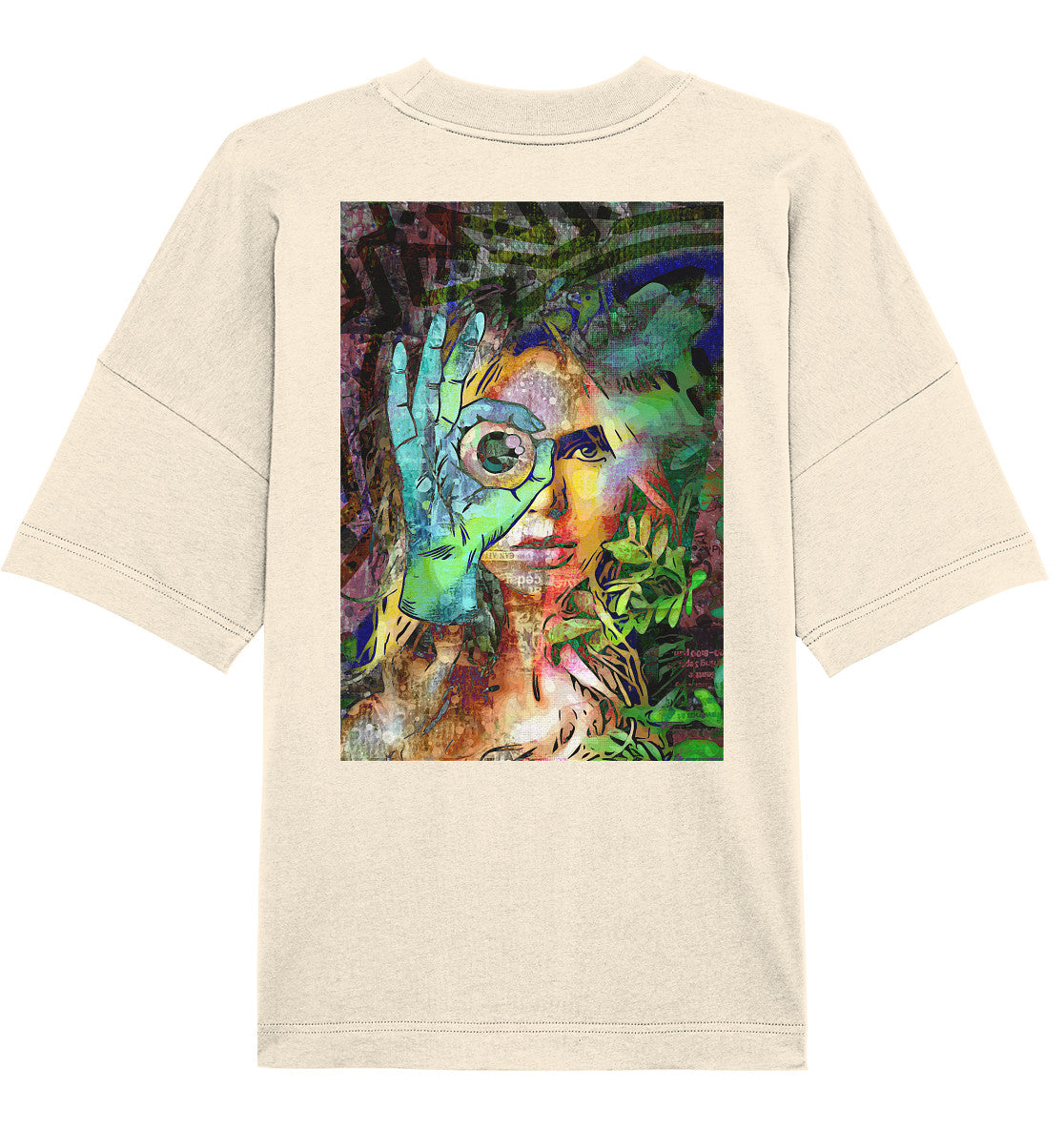 Art Edition I'm watching you - Organic Oversize Shirt