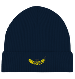 ODIBA Banana Beanie – Soft. Smart. Gestickt. - Organic Fisherman Beanie