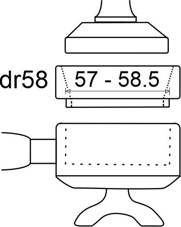 Dosing Ring/ Fülltrichter für Siebträger  ø58