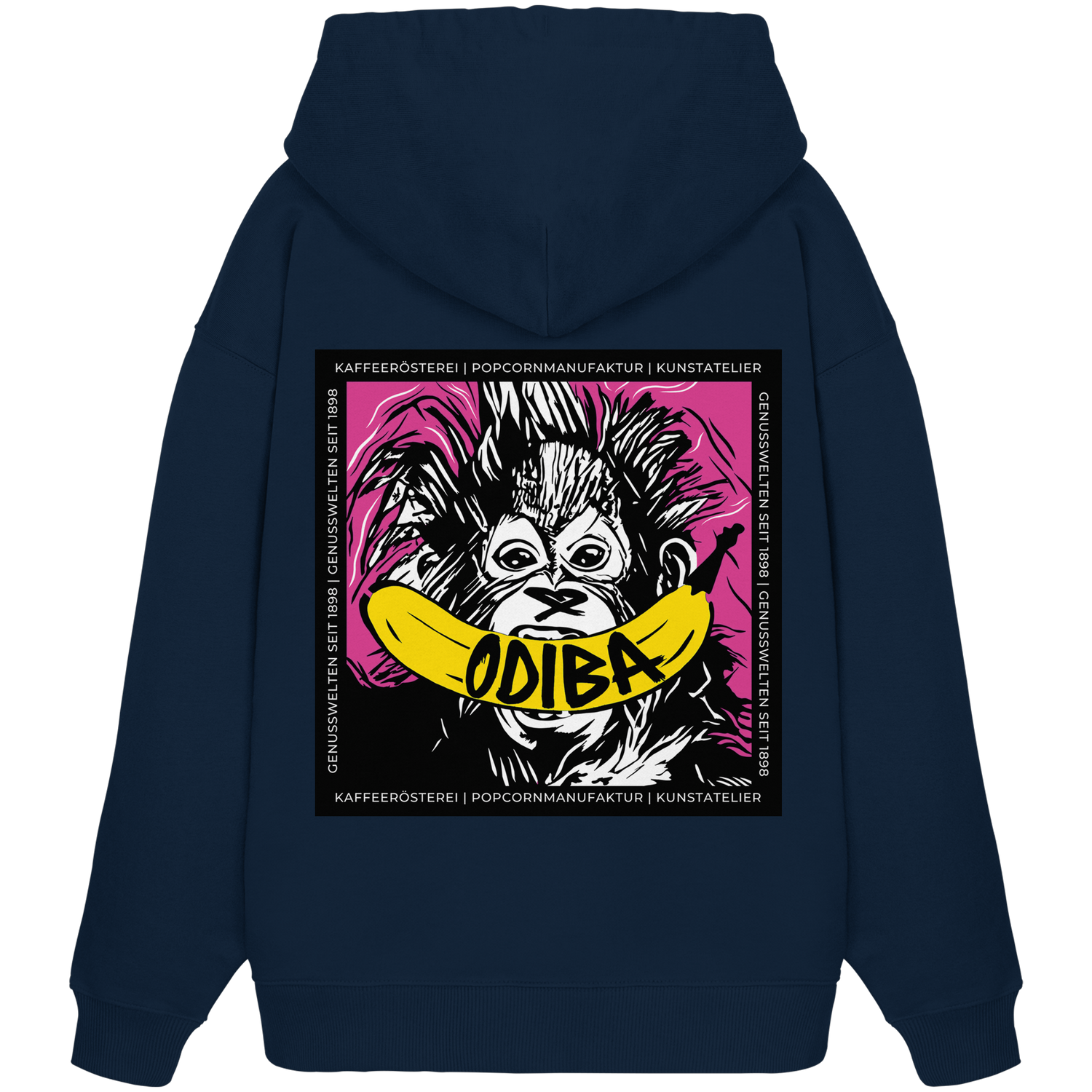 ODIBA Originals – The Monkey Edition - Organic Oversize Hoodie