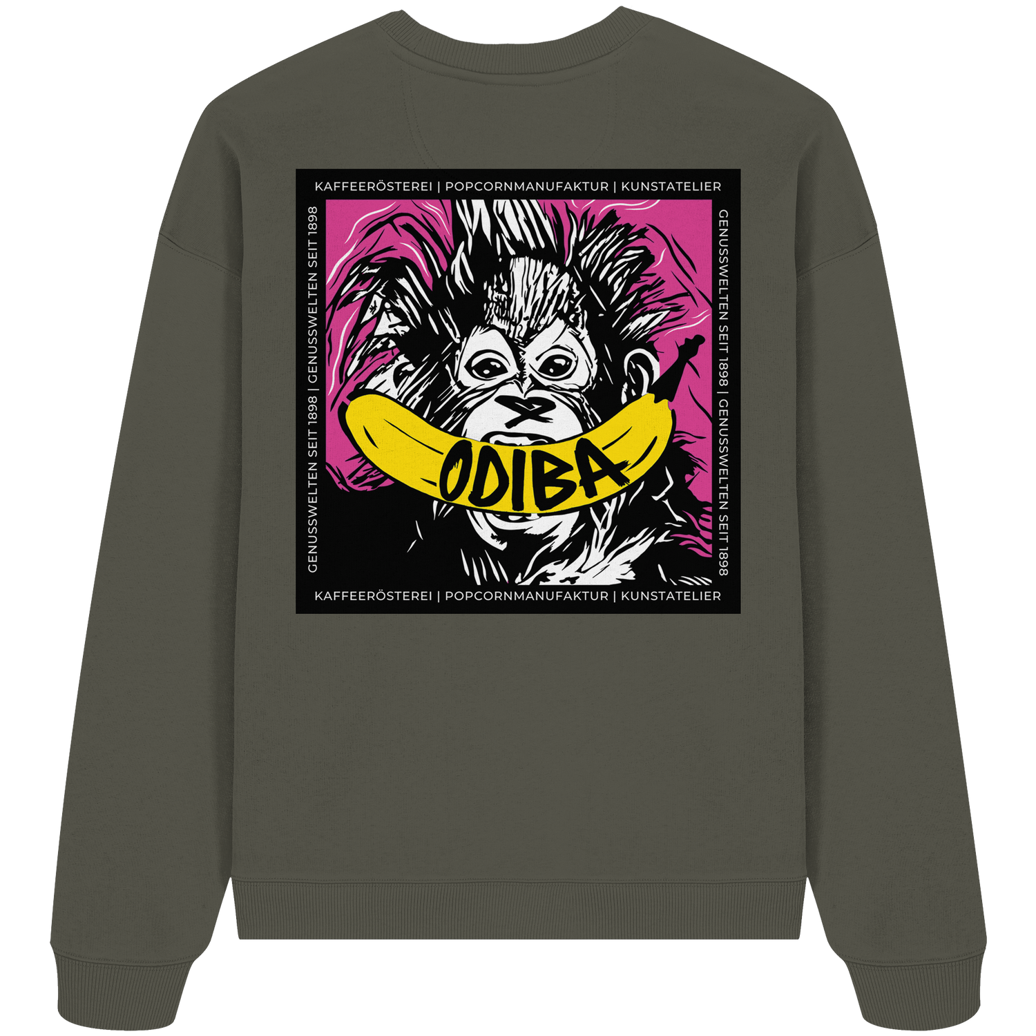 ODIBA Originals – The Monkey Edition - Organic Oversize Sweatshirt