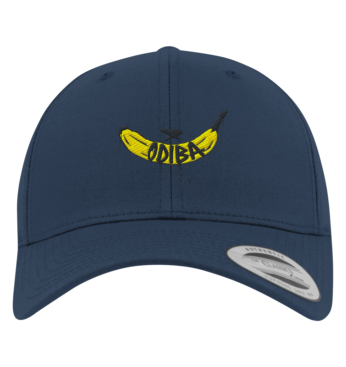 ODIBA Banana Cap – Bestickt & Bekennt - Premium Baseball Cap
